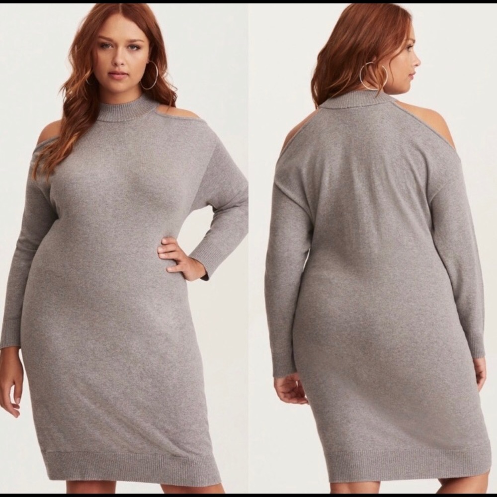 Nwt Torrid high neck cold shoulder dress size 2